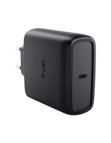 Trust Maxo Cargador GaN USB-C de 65 W - Negro