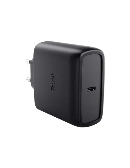 Trust Maxo Cargador GaN USB-C de 65 W - Negro