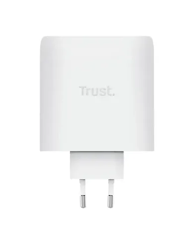 Trust Maxo Cargador GaN USB-C de 2 puertos de 100 W - Blanco