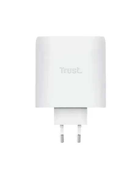 Trust Maxo Cargador GaN USB-C de 2 puertos de 100 W - Blanco