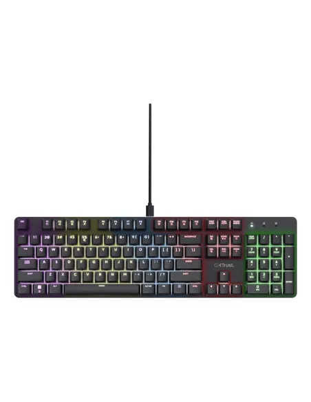 Trust GXT 871 Zora teclado Juego USB QWERTY Español Negro