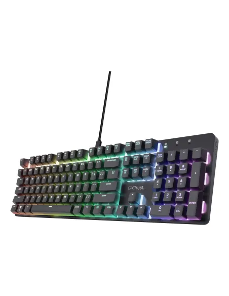 Trust GXT 871 Zora teclado Juego USB QWERTY Español Negro