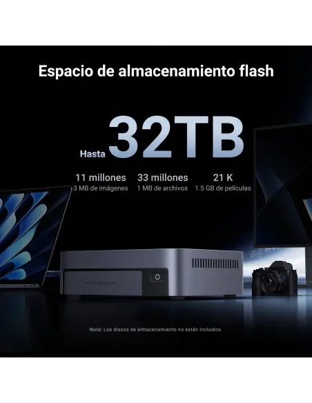 Ugreen DXP480T Plus NAS Escritorio Intel® Core™ i5 8 GB DDR5 Gris