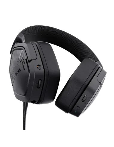 Trust GXT 493PS Carus Auriculares Inalámbrico y alámbrico Diadema Juego Bluetooth Negro