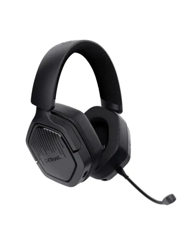Trust GXT 493PS Carus Auriculares Inalámbrico y alámbrico Diadema Juego Bluetooth Negro