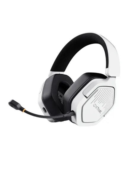 Trust GXT 493PS Carus Auriculares Inalámbrico y alámbrico Diadema Juego Bluetooth Blanco