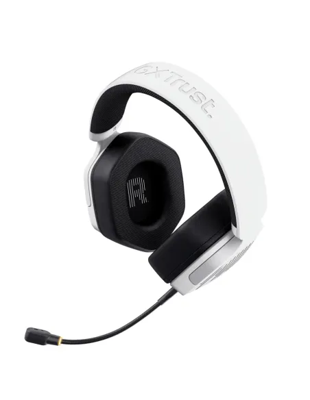Trust GXT 493PS Carus Auriculares Inalámbrico y alámbrico Diadema Juego Bluetooth Blanco
