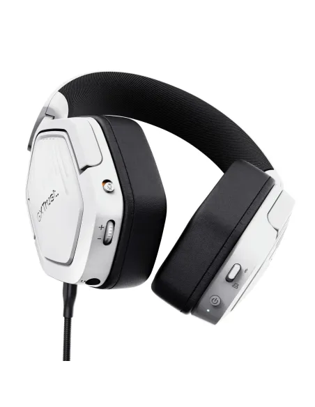 Trust GXT 493PS Carus Auriculares Inalámbrico y alámbrico Diadema Juego Bluetooth Blanco