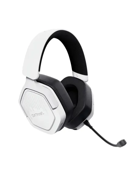 Trust GXT 493PS Carus Auriculares Inalámbrico y alámbrico Diadema Juego Bluetooth Blanco