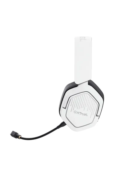 Trust GXT 493PS Carus Auriculares Inalámbrico y alámbrico Diadema Juego Bluetooth Blanco
