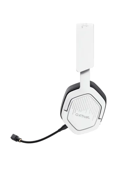 Trust GXT 493PS Carus Auriculares Inalámbrico y alámbrico Diadema Juego Bluetooth Blanco