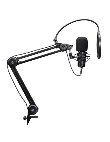 Trust GXT 270 Emita II+ Negro Micrófono para crear podcasts