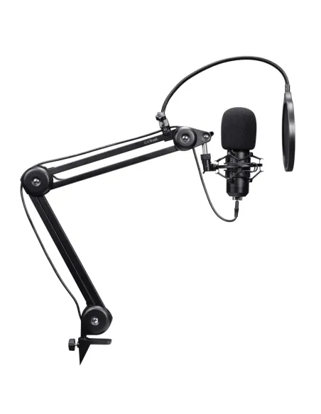 Trust GXT 270 Emita II+ Negro Micrófono para crear podcasts