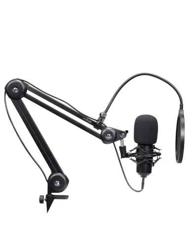 Trust GXT 270 Emita II+ Negro Micrófono para crear podcasts