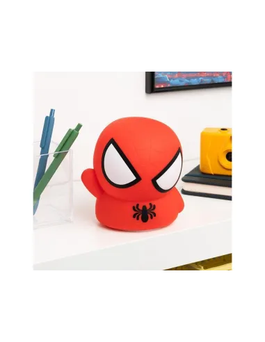 Lámpara de silicona 3d paladone marvel spiderman