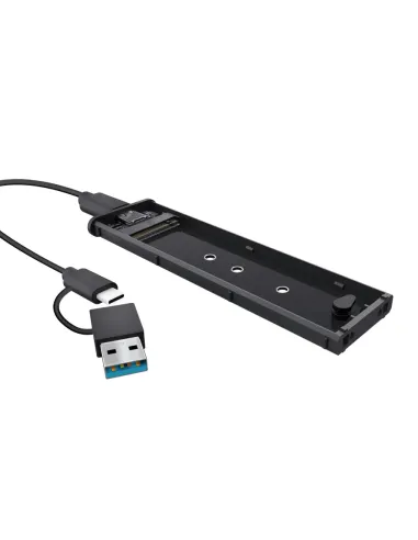 Trust 25806 caja para disco duro externo Caja externa para unidad de estado sólido (SSD) Negro