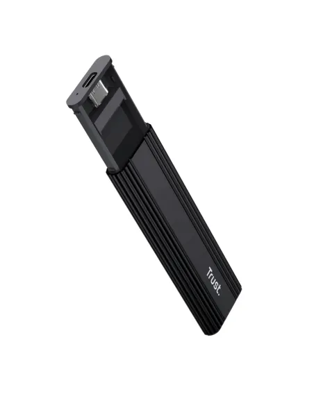 Trust 25806 caja para disco duro externo Caja externa para unidad de estado sólido (SSD) Negro