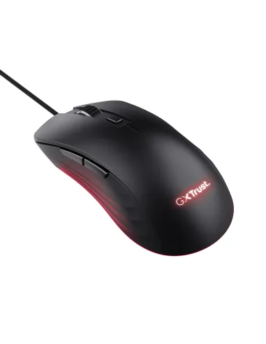 Trust GXT924 YBAR+ ratón Juego Mano derecha USB tipo A Óptico 25600 DPI