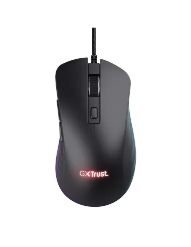 Trust GXT924 YBAR+ ratón Juego Mano derecha USB tipo A Óptico 25600 DPI