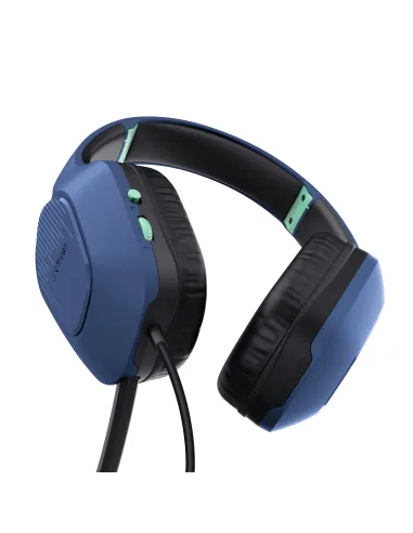 Trust GXT 415B Zirox Auriculares Alámbrico Diadema Juego Azul