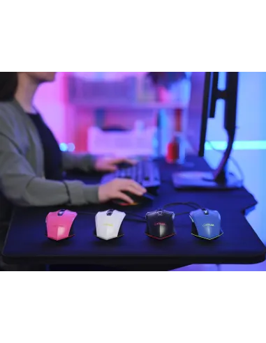 Trust GXT 109P FELOX ratón Juego Ambidextro USB tipo A 6400 DPI