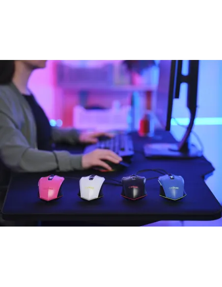Trust GXT 109P FELOX ratón Juego Ambidextro USB tipo A 6400 DPI