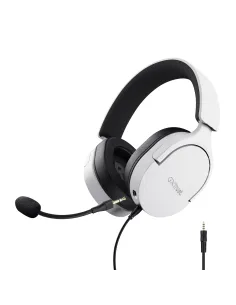 Trust GXT 489W FAYZO Auriculares Alámbrico Diadema Juego Negro, Blanco