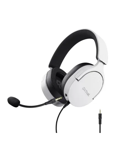 Trust GXT 489W FAYZO Auriculares Alámbrico Diadema Juego Negro, Blanco