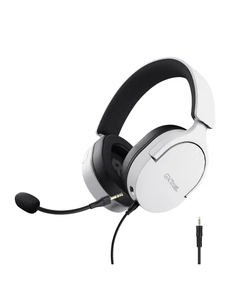 Trust GXT 489W FAYZO Auriculares Alámbrico Diadema Juego Negro, Blanco