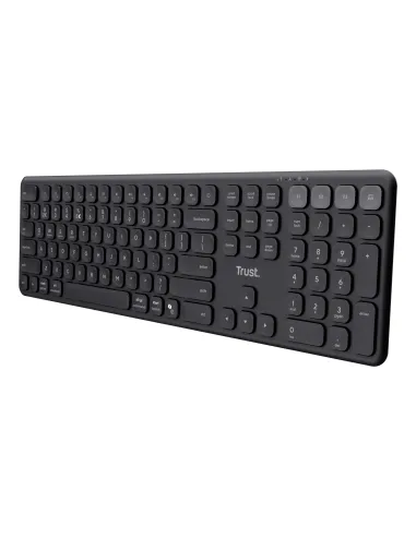 Trust Vaiya teclado Hogar   Oficina RF Wireless + Bluetooth Español Negro