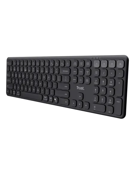 Trust Vaiya teclado Hogar   Oficina RF Wireless + Bluetooth Español Negro