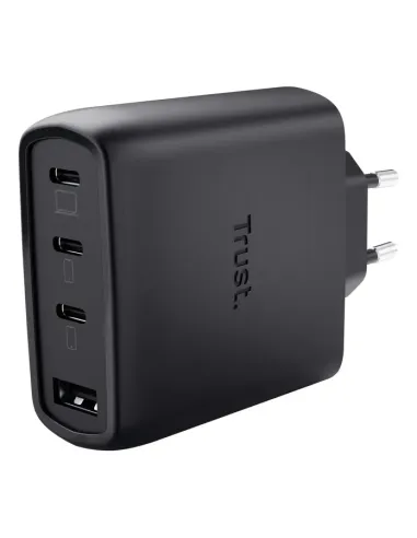 Trust Maxo 65W Universal Negro Corriente alterna Carga rápida Interior