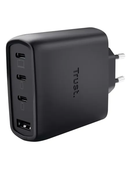 Trust Maxo 65W Universal Negro Corriente alterna Carga rápida Interior