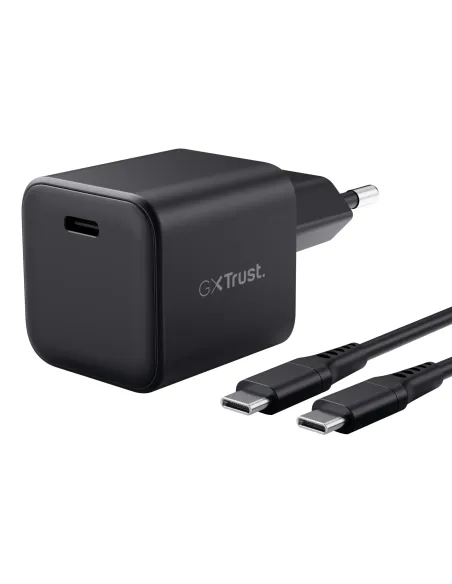 Trust 26143 cargador de dispositivo móvil Consola de juegos portátil Negro Corriente alterna Carga rápida Interior