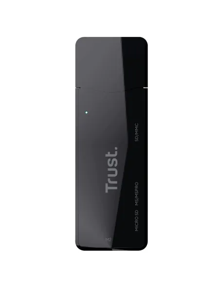 Trust NANGA lector de tarjeta USB 3.2 Gen 1 (3.1 Gen 1) Type-A Negro