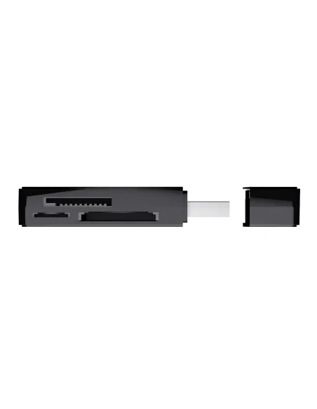 Trust NANGA lector de tarjeta USB 3.2 Gen 1 (3.1 Gen 1) Type-A Negro