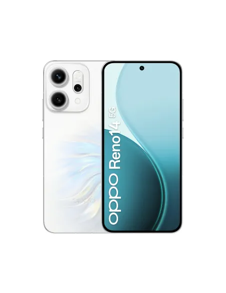 OPPO 14 5G Reno14 5G 16,7 cm (6.59") SIM doble Android 15 USB Tipo C 12 GB 512 GB 6000 mAh Blanco