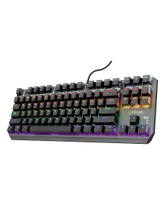 Trust GXT 834 CALLAZ teclado Juego USB QWERTY Negro