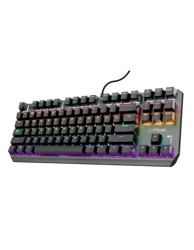 Trust GXT 834 CALLAZ teclado Juego USB QWERTY Negro