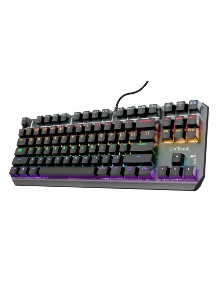 Trust GXT 834 CALLAZ teclado Juego USB QWERTY Negro