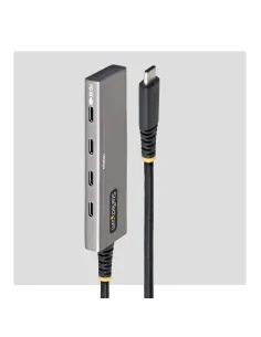 StarTech.com Hub USB-C de 4 Puertos - Ladrón Tipo C de 4 Puertos - PD de Carga de 100W - 10Gbps - 4x Puertos Tipo C - Aluminio 2