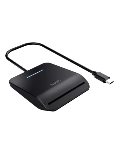 Trust Primo lector de tarjeta inteligente Interior USB USB Tipo C Negro