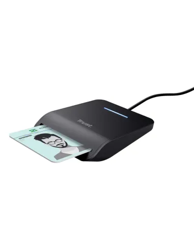 Trust Primo lector de tarjeta inteligente Interior USB USB Tipo C Negro