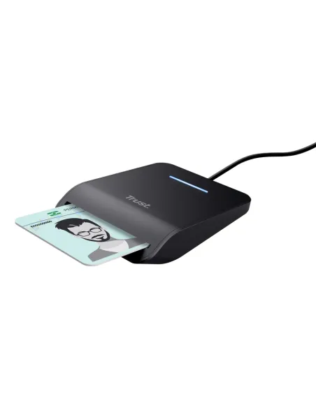 Trust Primo lector de tarjeta inteligente Interior USB USB Tipo C Negro