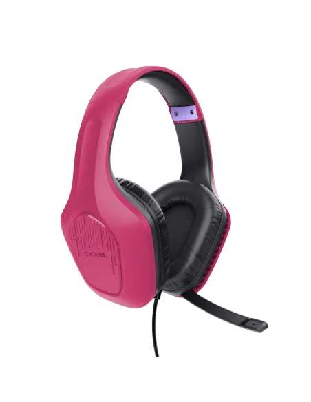 Trust GXT 415P Zirox Auriculares Alámbrico Diadema Juego Rosa