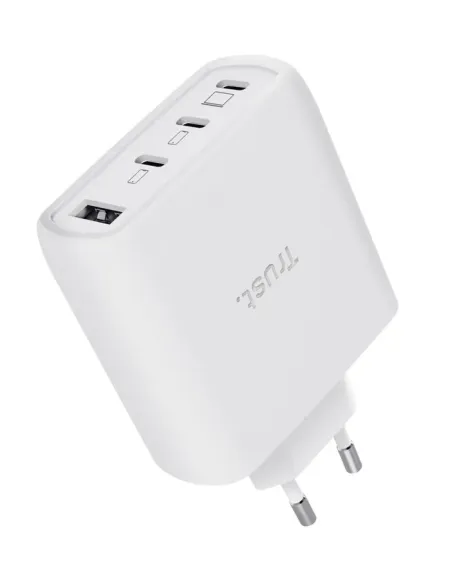 Trust Maxo 65W Universal Blanco Corriente alterna Carga rápida Interior