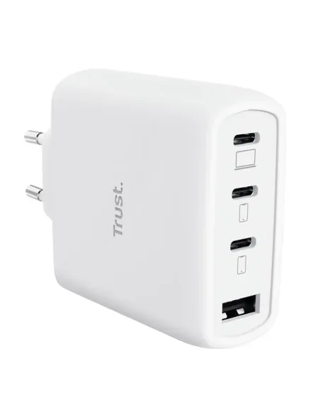 Trust Maxo 65W Universal Blanco Corriente alterna Carga rápida Interior