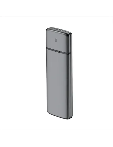 AISENS Caja Externa M.2 (NGFF) ASM2-002G SATA NVME a USB3.1 USB3.2 GEN2, Gris