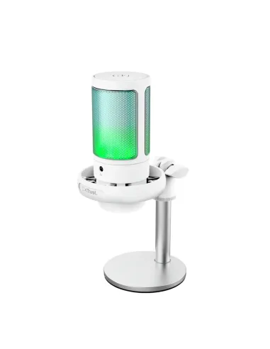 Trust GXT 238W Auron Gris, Blanco Micrófono para crear podcasts