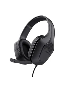 Trust GXT 417 Zirox Auriculares Alámbrico Diadema Juego Negro